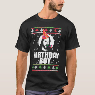 BIRTHDAY BOY JESUS Funny Ugly Christmas Sweater De
