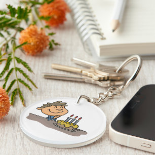 Birthday Boy Key Ring