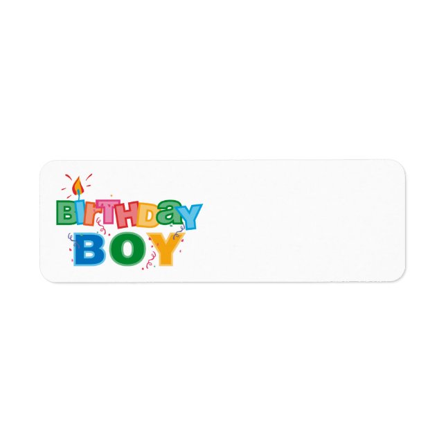 Birthday Boy Letters (Front)