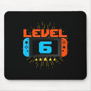 Birthday Boy Level 6 Unlocked Video Game 6 Year Ol Mouse Mat