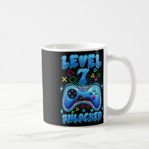 Birthday Boy Level 7 Unlocked Video Gamer Birthday Coffee Mug