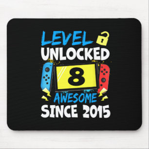 Birthday Boy Level 8 Unlocked Awesome 2015 Video G Mouse Mat