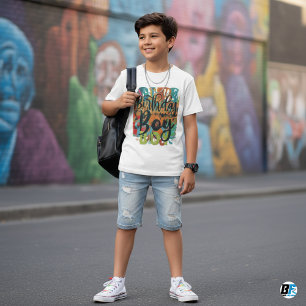 Birthday Boy - Multiple Text Design T-Shirt