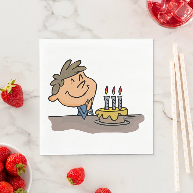 Birthday Boy Napkin (Creator Uploaded)