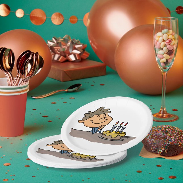Birthday Boy Paper Plate (Creator Uploaded)