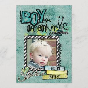 Birthday Boy party invite