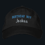 Birthday Boy Personalised Cap, Birthday Party Hat<br><div class="desc">Personalise a birthday cap for the birthday boy.</div>