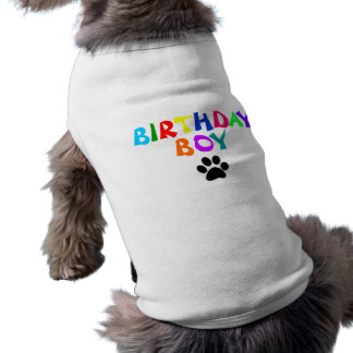"Birthday Boy" Pet T-shirt
