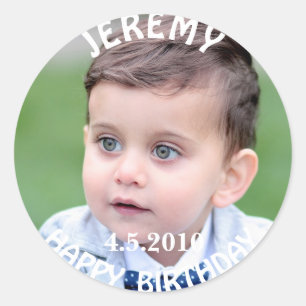 Birthday Boy Photo Sticker