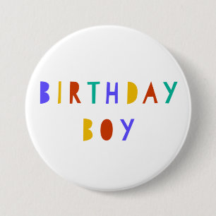 Birthday Boy Pin Badge Accessory It's My Birthday