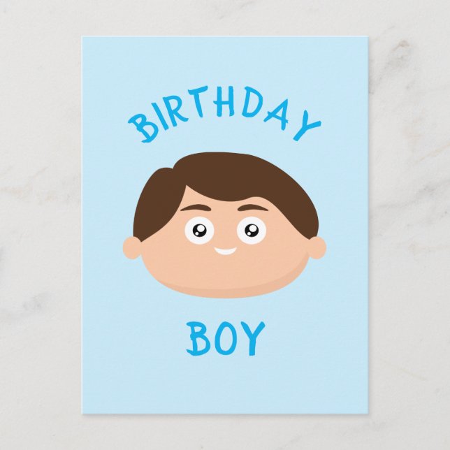 Birthday Boy Postcard (Front)
