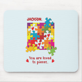 Birthday Boy Puzzle Love to Pieces Mouse Mat
