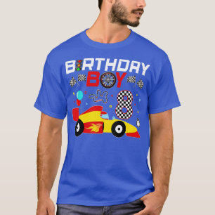 Birthday Boy Racing Car Race Driver T-Shirt
