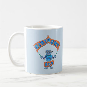 Birthday Boy Robot Coffee Mug