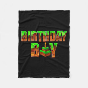 Birthday Boy Shirt Happy Birthday Video Game Xel K Fleece Blanket