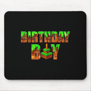 Birthday Boy Shirt Happy Birthday Video Game Xel K Mouse Mat