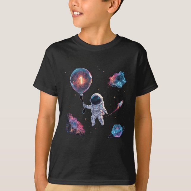 Birthday Boy Space Adventure Tee (Front)