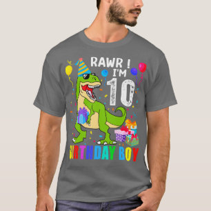 Birthday Boy T Rex Dinosaur 15 T-Shirt