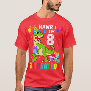Birthday Boy T Rex Dinosaur 17 T-Shirt