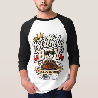 Birthday Boy T-Shirt for Boyfriend Gift for Him