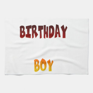Birthday Boy Tea Towel