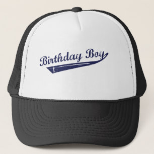 Birthday boy team tshirt trucker hat