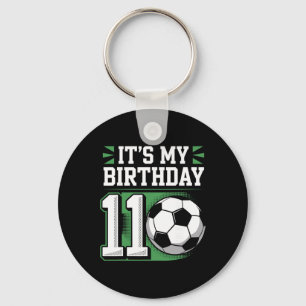 Birthday Boy Tees 11 Soccer Its My 11th Birthday B Key Ring