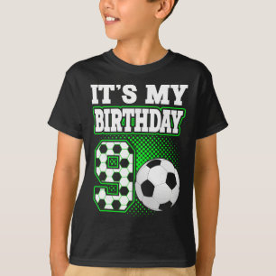 Birthday Boy Tees 9 Soccer Its My 9th Birthday Boy