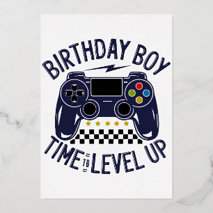 Birthday Boy Time to Level Up