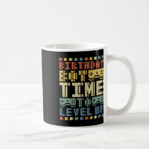Birthday Boy Time To Level Up Teen Boys Video Game Coffee Mug