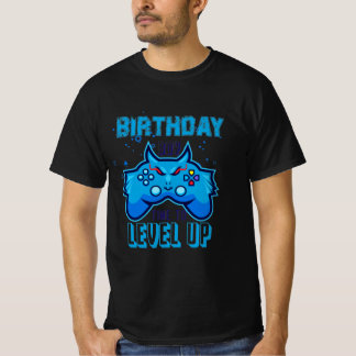Birthday Boy Time to Level Up Video Game awsome T-Shirt
