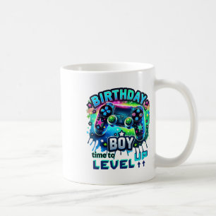 Birthday Boy Time To Level Up Video Game Birthday Coffee Mug