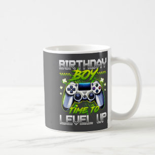 Birthday Boy Time To Level Up Video Game Birthday  Coffee Mug
