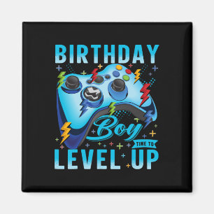 Birthday Boy Time To Level Up Video Game Birthday Magnet