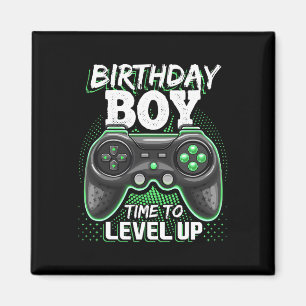 Birthday Boy Time To Level Up Video Game Birthday Magnet