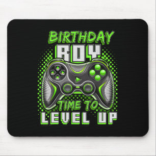 Birthday Boy Time To Level Up Video Game Birthday Mouse Mat