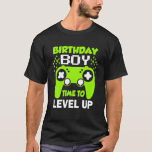 Birthday Boy Time To Level Up Video Game Birthday T-Shirt