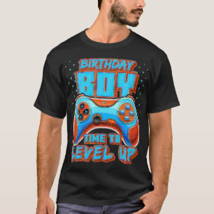 Birthday Boy Time to Level Up Video Game Birthday T-Shirt