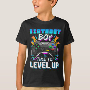 Birthday Boy Time To Level Up Video Game Birthday T-Shirt
