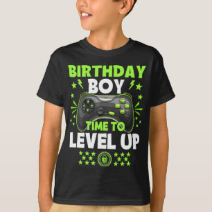 Birthday Boy Time to Level Up Video Game Birthday T-Shirt