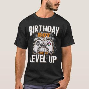 Birthday Boy Time to Level Up Video Game Birthday  T-Shirt