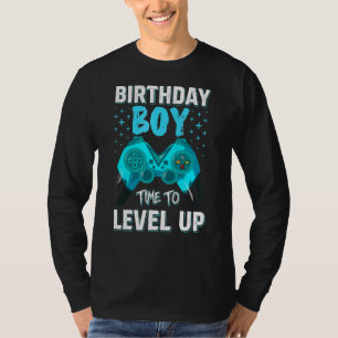 Birthday Boy Time To Level Up Video Game Birthday T-Shirt