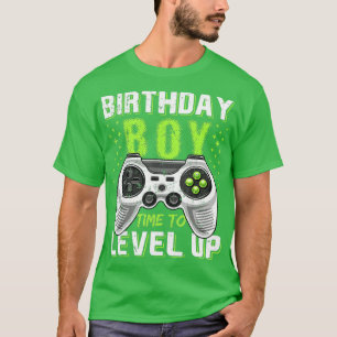 Birthday Boy Time to Level Up Video Game Birthday T-Shirt