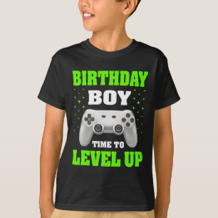Birthday Boy Time To Level Up Video Game Birthday T-Shirt
