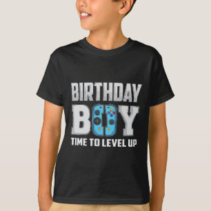 Birthday Boy Time To Level Up Video Game Birthday T-Shirt