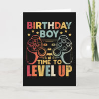 Birthday Boy Time To Level Up Video Game