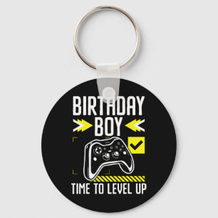 Birthday Boy Time To Level Up Video Game Gift For  Key Ring