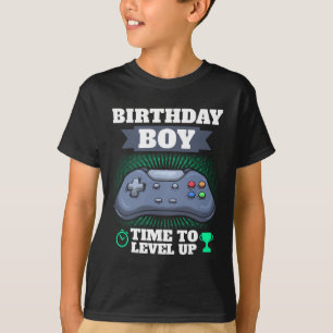 Birthday Boy Time To Level Up Video Game Theme Par T-Shirt