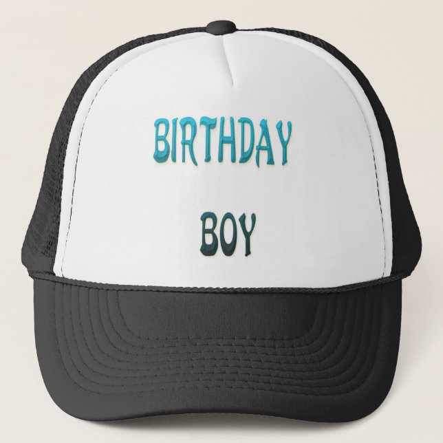 Birthday Boy Trucker Hat (Front)