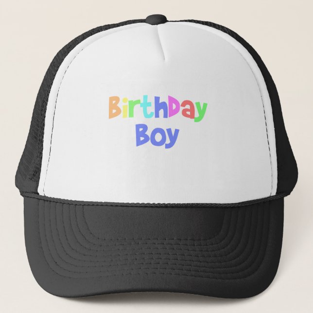 Birthday Boy Trucker Hat (Front)